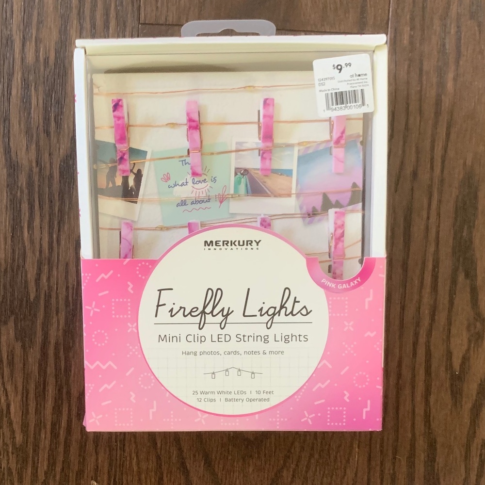 String Lights with clips for pictures